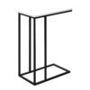 Accent Table, C - Shaped, Contemporary And Modern - White / Black - Image 2