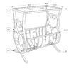 Accent Side Table, Traditional - White - Image 6