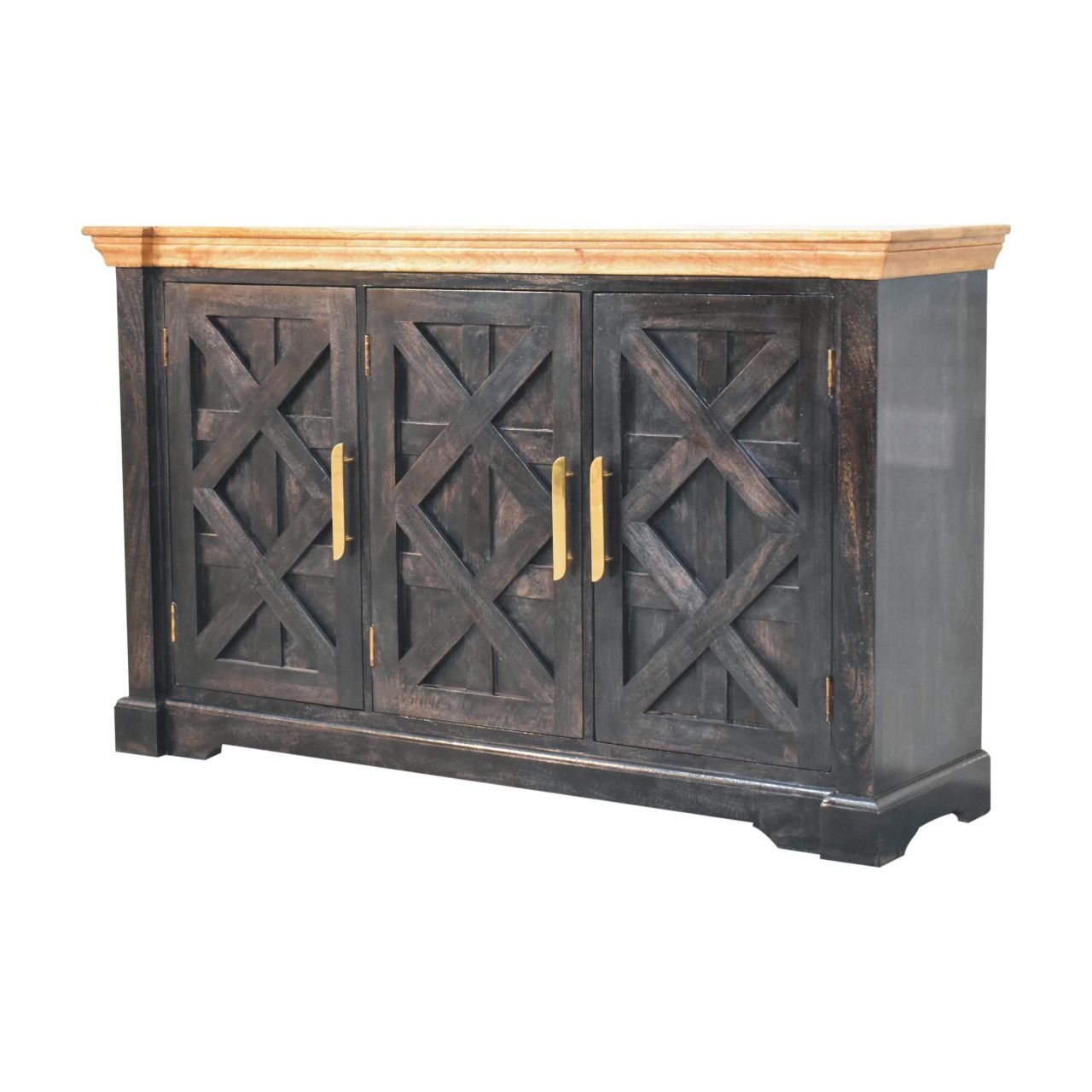 Regal - Rustic Sideboard - Black - Image 4