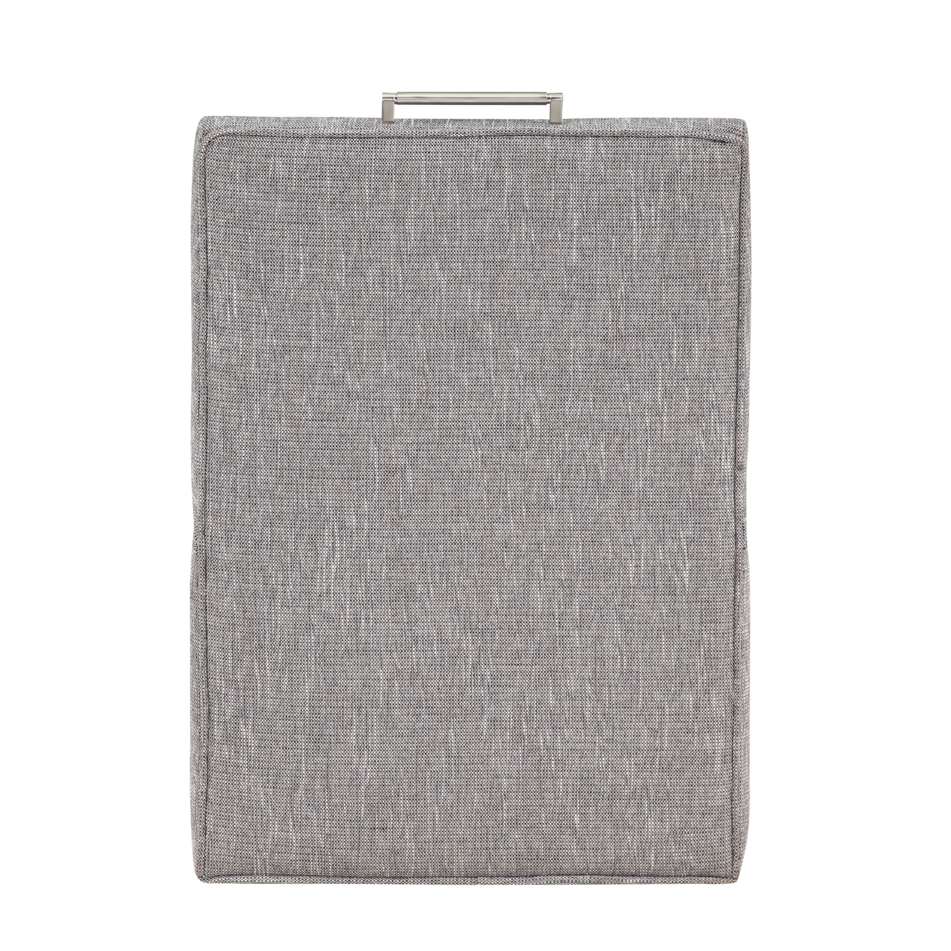 Della - Upholstered Castered Chair - Gray - Image 9