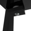 Glass Two Layer Tea Table, Small Round Table, Bedroom Corner Table (Set of 2), Living Room Side Table - Black - Image 9