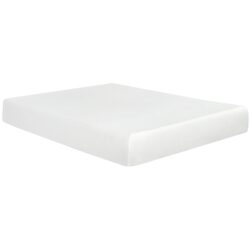 10" Plush Gel Memory Foam Mattress For Full Size Bed With Cooling Technology Aloe Vera Cover - White