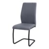 Dining Chair, Side, Upholstered, Contemporary & Modern (Set of 2) - Gray - Image 13
