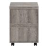 File Cabinet, Rolling Mobile, Storage Drawers, Printer Stand, Office, Contemporary And Modern - Taupe - Image 4