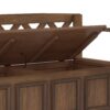 Amherst - Entryway Storage Bench - Rustic Natural Aged Brown - Image 4