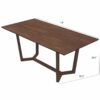 Marina - Dining Table - Brown - Image 9