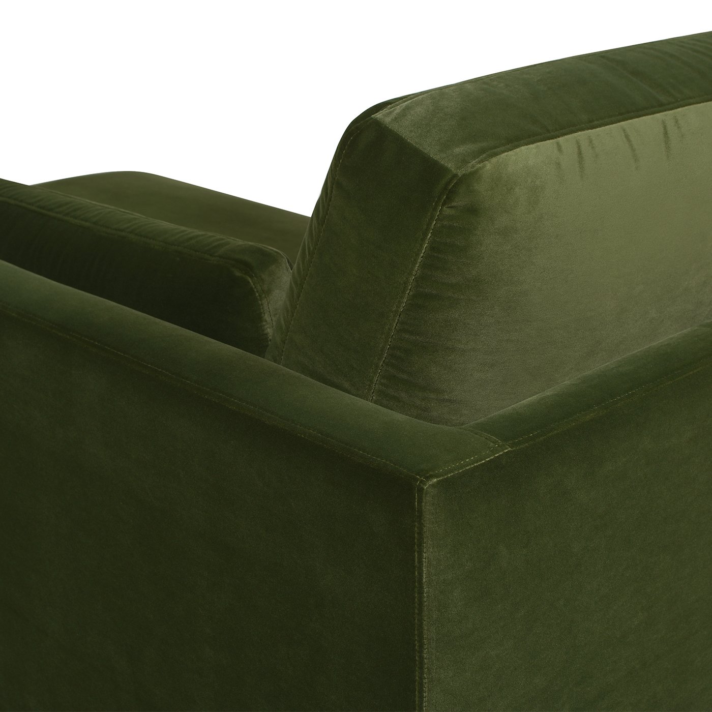 Knox - Modern Farmhouse Chaise Lounge Chair - Olive Green - Image 4