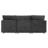 Modular U Shaped Sectional Sofa With USB Ports - Black - Image 20