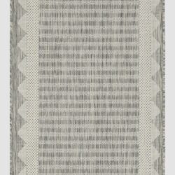 Sunshine - 2'7" X 7'3" Indoor, Outdoor Area Rug, Polypropylene - Silver