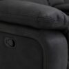 Marshall - Reclining Console Loveseat - Black - Image 5