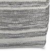 Carina - Square Woven Pouf - Black White - Image 5