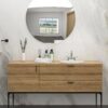 20 X 18" Modern Ceramic Oval Undermount Bathroom Sink With 3 Faucet Holes - White - Image 6