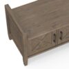Ela - Entryway Storage Bench - Smoky Brown - Image 7