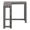 Corner Accent Console Table For Entryway, Contemporary And Modern - Gray - Image 3