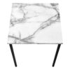 Table Set, Coffee, End, Marble Look Laminate, Contemporary, Modern (Set of 3) - White - Image 6
