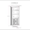 Lev - Bookcase - Smoky Brown - Image 11