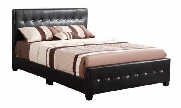 Full Bed For Modern Spaces Transitional - Black