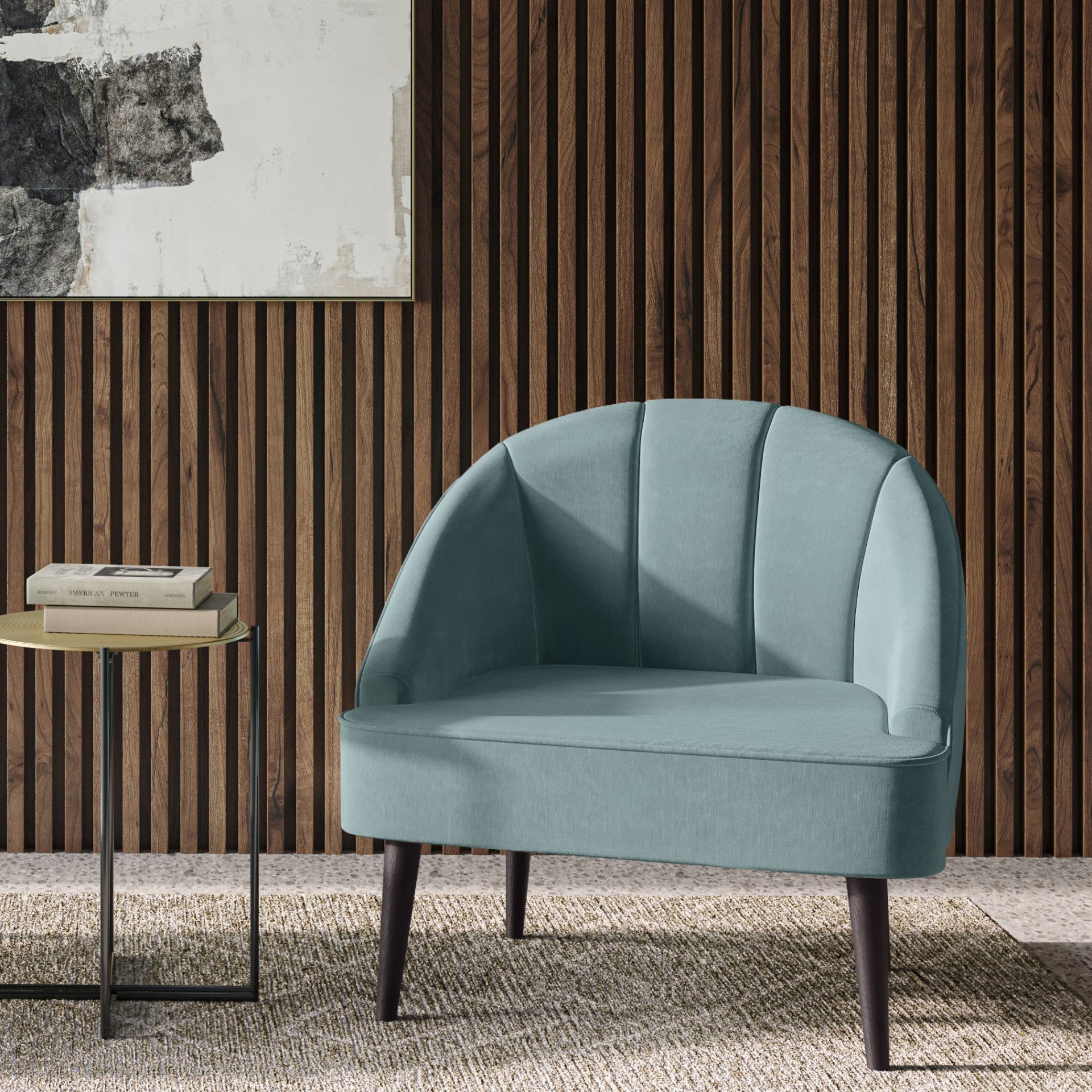 Harrah - Accent Chair - Seafoam Blue - Image 10