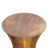 Kenton - Metal Side Table - Tarnished Brass - Image 3