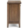 Artisan - Bedside Table - Rustic Natural Aged Brown - Image 7