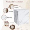 4 In 1 Folding Sewing Table With Lockable Wheels, Multi Functional Craft Station - White - Image 14