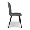 Baylor - Dining Chair (Set of 2) - Dark Gray - Image 3