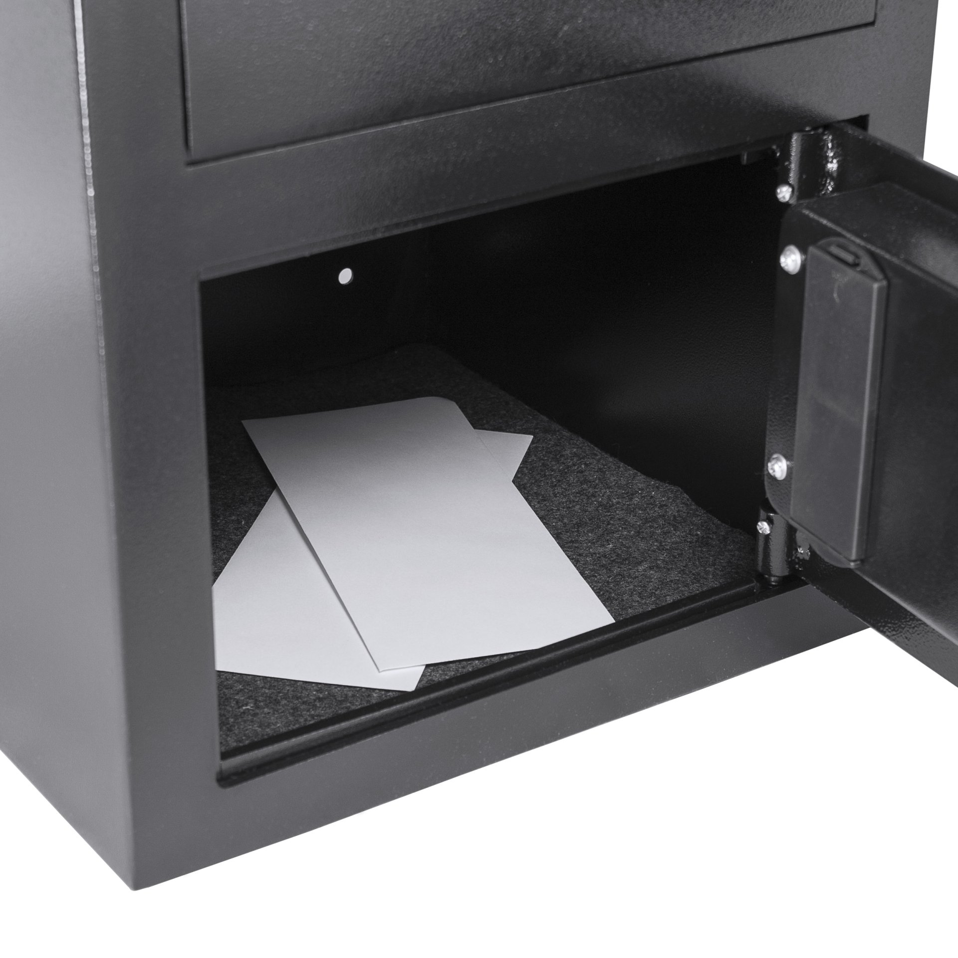 0 72 Cu Ft Keypad Depository Safe - Black - Image 9