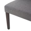 High Back Dining Chair (Set of 2) With Wingback Design And Birch Legs - Dark Gray - Image 14
