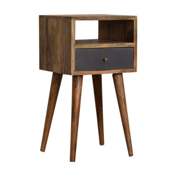 Mini Painted Bedside Table - Slate