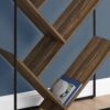 Bookshelf, Bookcase, Etagere, 3 Tier, Office, Contemporary & Modern - Brown - Image 9