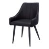 Dining Chair, Side Upholstered For Dining Room, Contemporary And Modern (Set of 2) - Black - Image 14