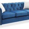 Raisa - Sofa - Navy Blue - Image 2