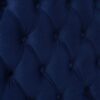 Brooklyn - King Tufted Panel Bed Headboard And Footboard Set - Navy Blue - Image 7