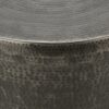 Drum Accent Side Table, Contemporary, Elegant Design - Silver - Image 4