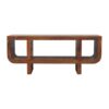 Orion - Curved Media Unit - Brown - Image 12