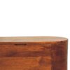 Rounded Lid Up Blanket Box - Chestnut - Image 9