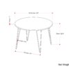 Hunter - Round Dining Table - Natural - Image 7
