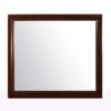 Lucille - Mirror Large Scale Design Rich Tone Glass - Red / Brown - Image 4