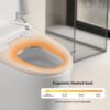 Tankless Smart Toilet With Bidet Built In, 1 Piece, Auto Flush, Auto Open / Close, Heated Seat, Bubble Wash, Warm Water And Dry, Adjustable Temp, Remote Control Side Know - White - Image 6