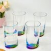 Leading Ware Oval Halo Acrylic Glasses Drinking, 15Oz (Set of 4) Hi Ball, Bpa Free - Clear - Image 4
