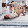 Marfi - 2' X 3' Bordered Area Rug - Blue / Ivory - Image 3