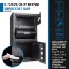 Large Locker Depository Safe With Digital Keypad 0 72 0 78 Cubic Ft - Black - Image 8
