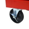 Rolling Metal Tool Chest With 7 Drawers, 20" Steel Storage Cabinet With Ball Bearing Slides - Red / Black - Image 13