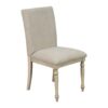 Fiona - Upholstered Dining Chair With Turned Legs (Set of 2) - Light Gray - Image 4
