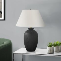 Lighting, Table Lamp, Ceramic, Modern - Black