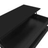 Lift Top Coffee Table With 2 Drawers, Multi Functional Lift Top Coffee Table With High Gloss Finish For Living Room - Black - Image 11