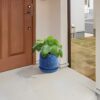 Ceramic Flowerpot, 7" Planter For Patio, Garden, Windowsill (Set of 2) - Antique Navy Blue - Image 4