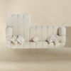 Beatrice - Modern Tufted Right Sectional Sofa - Ivory - Image 6
