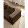 Oversized Upholstered Sectional Sofa Couch Set, Modular L Shaped Floor Sofa Set With 6 Pillows For Living Rooms - Brown - Image 20