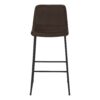 Office Chair, Bar Height, Standing, Computer Desk, Work, Leather Look, Contemporary, Modern - Brown - Image 2